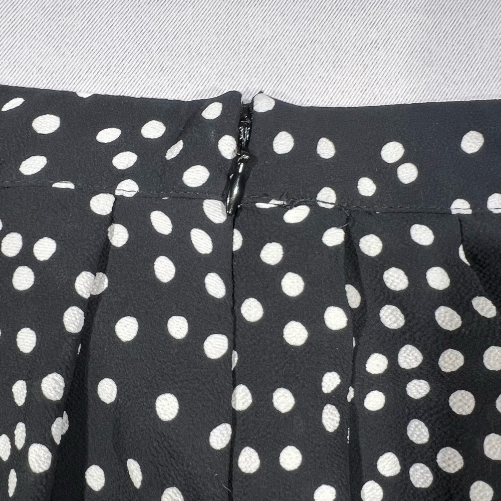 NWT  Talbots Women's Midi Polka Dot Lined Skirt With Botton Detail Size‎ 10P - Picture 7 of 9